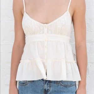 Brandy Melville Eyelet Tank